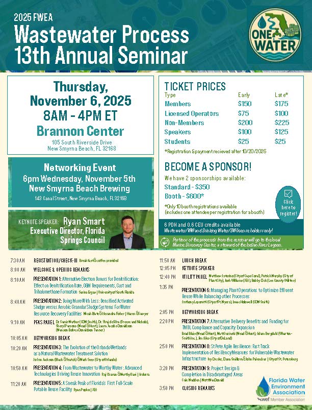 FWEA Wastewater Process Seminar 2025